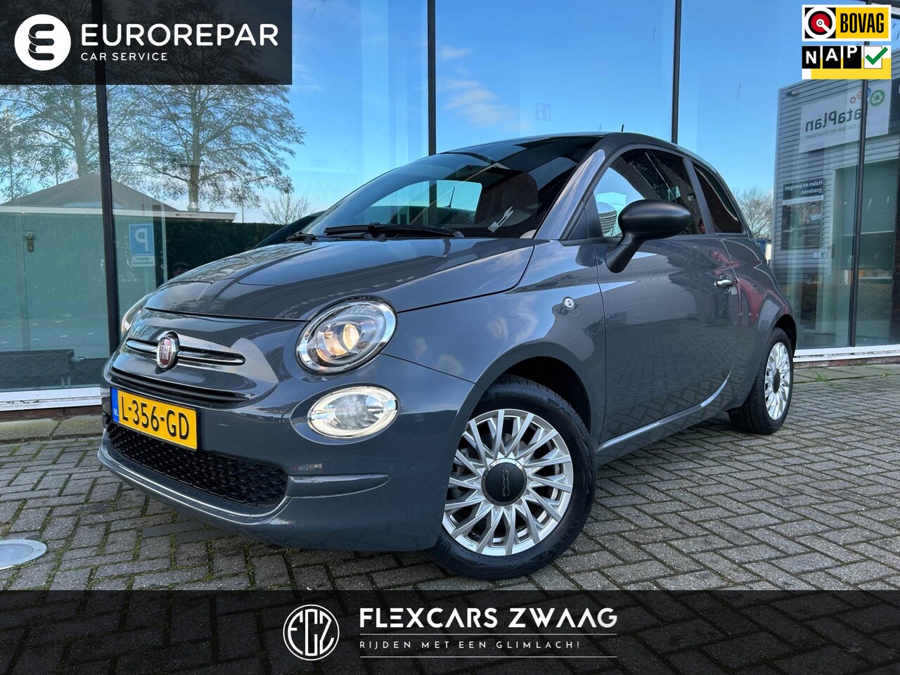 Fiat 500 - 1.0 Hybrid Cult - Navi - Airco - Parkeerhulp - Org.NL - AutoWereld.nl