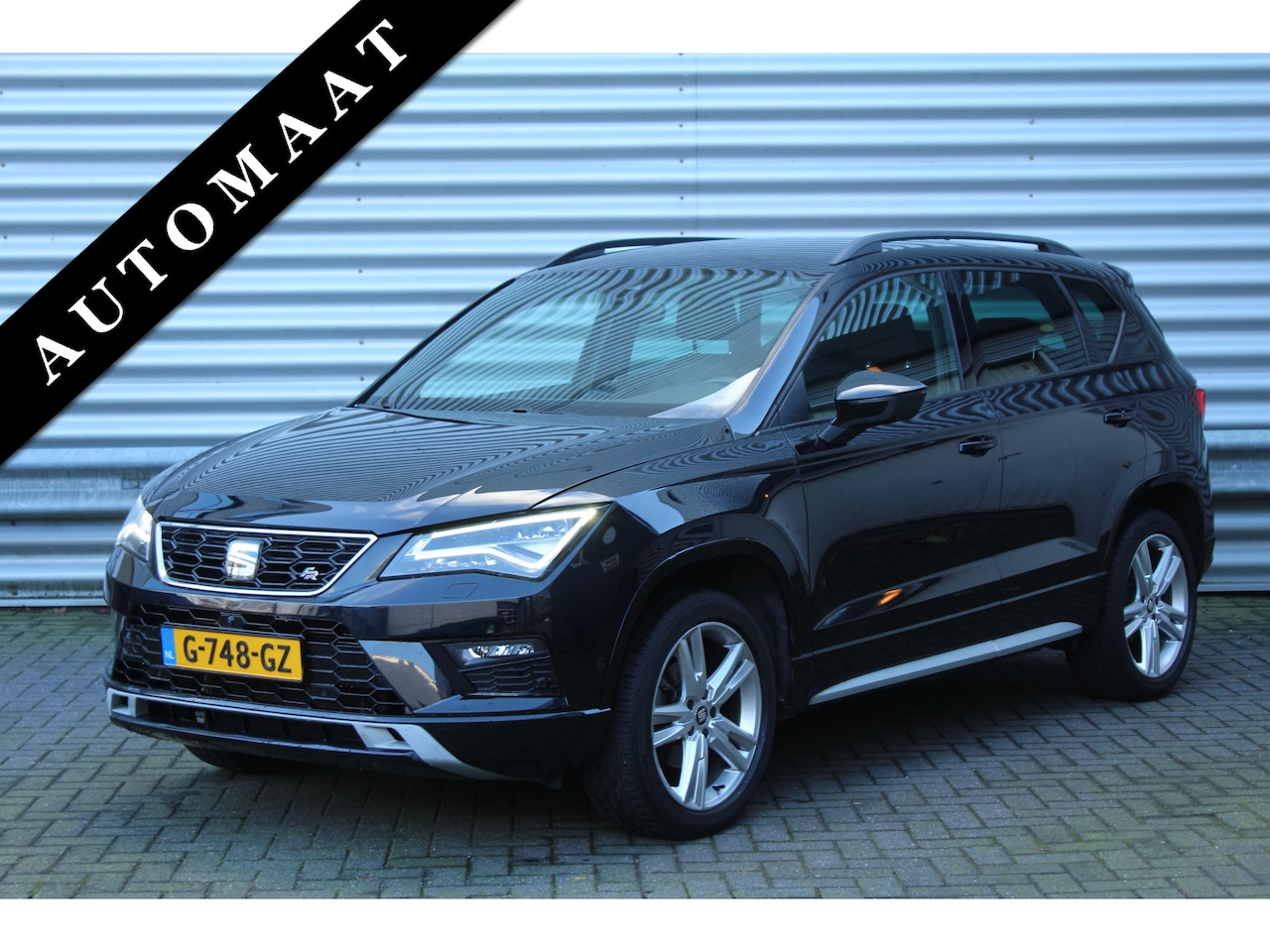 Seat Ateca - 1.5 TSI 150pk FR Business Intense DSG7 NL-Auto NAP Clima Cruise Navi 360 Camera Leder Trek - AutoWereld.nl