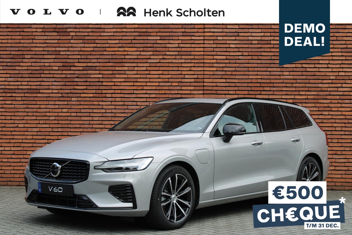 Volvo V60 - T6 AWD AUT8 350PK Ultimate Dark Adaptieve Cruise Control, Pilot Assist, Bowers & Wilkins a - AutoWereld.nl