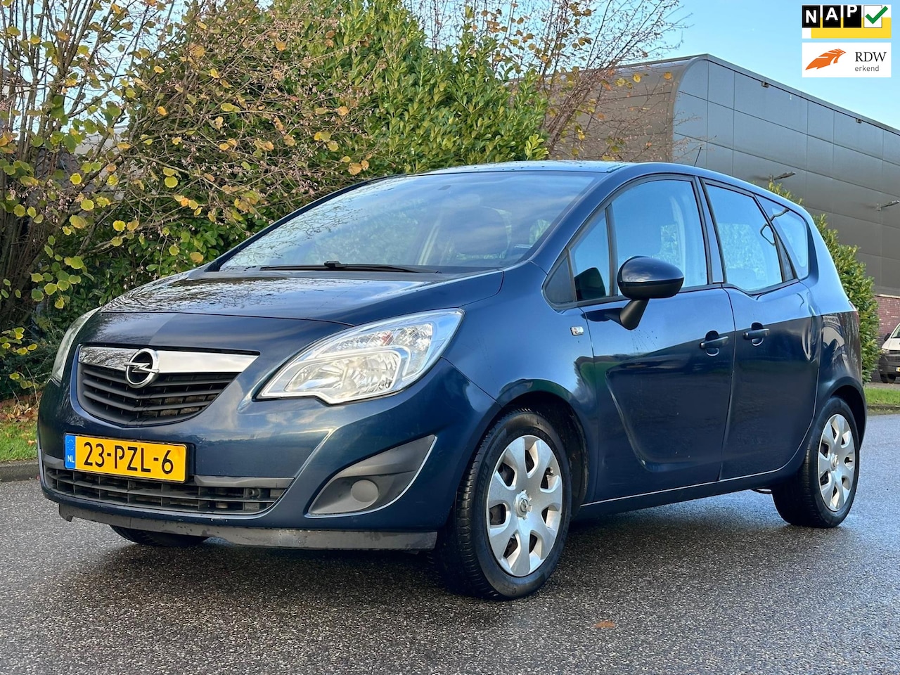 Opel Meriva - 1.4 Turbo Edition Cruise*Airco*NAP*Trekhaak*Nieuwe APK*2e eigenaar* - AutoWereld.nl