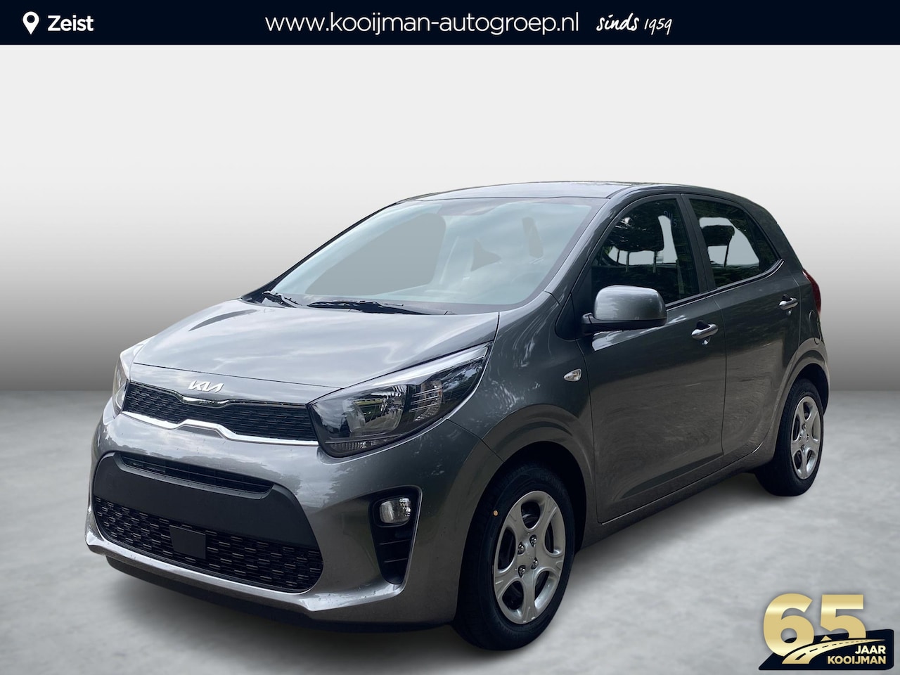 Kia Picanto - 1.0 DPi ComfortLine Voorraad actie | Kleuren Zwart metallic, Wit en Astro Grey metallic - AutoWereld.nl