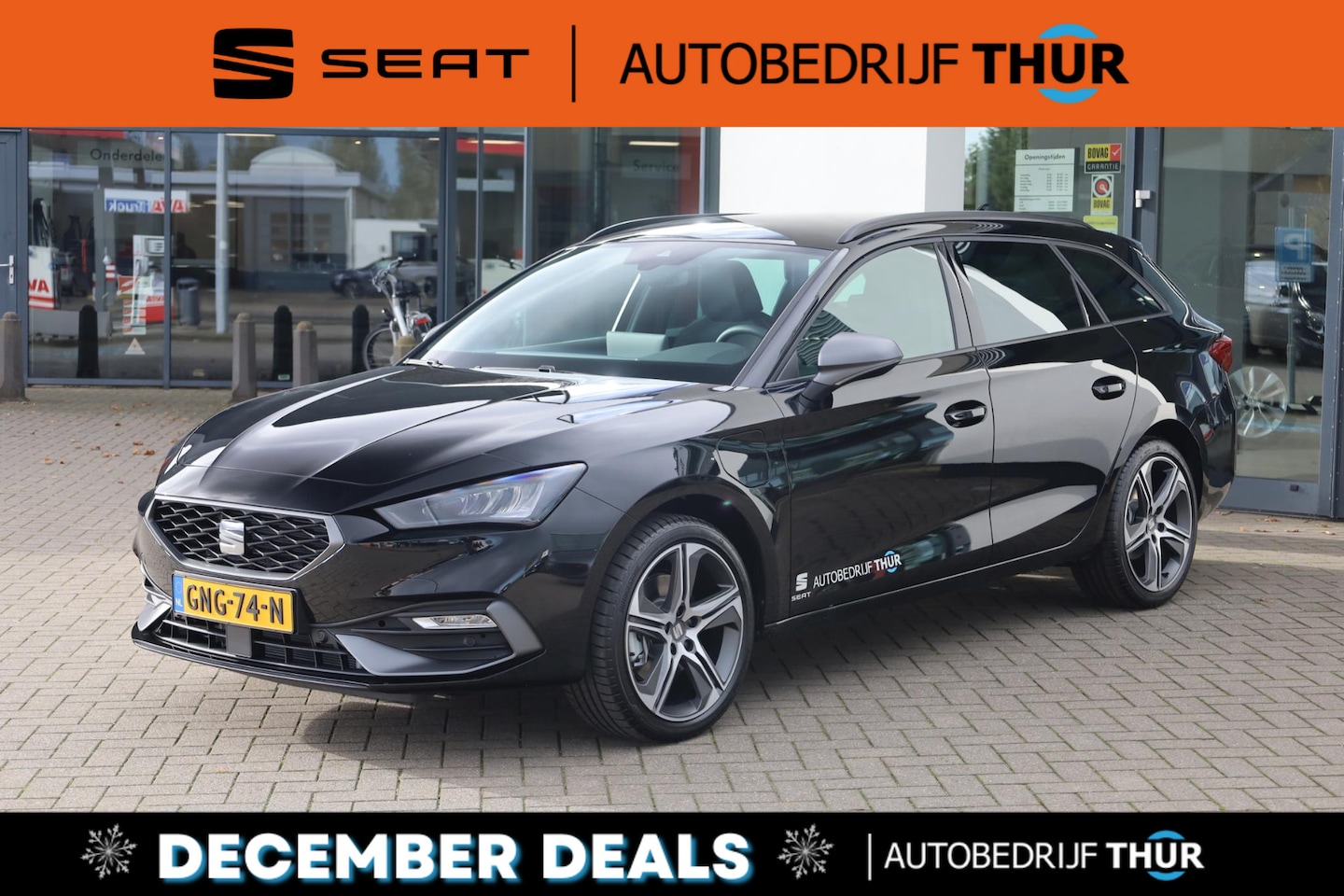 Seat Leon Sportstourer - 1.5 TSI e-Hybrid FR PHEV First Edition 204PK / 150kW Alcantara bekleding, Navi, achteruitr - AutoWereld.nl