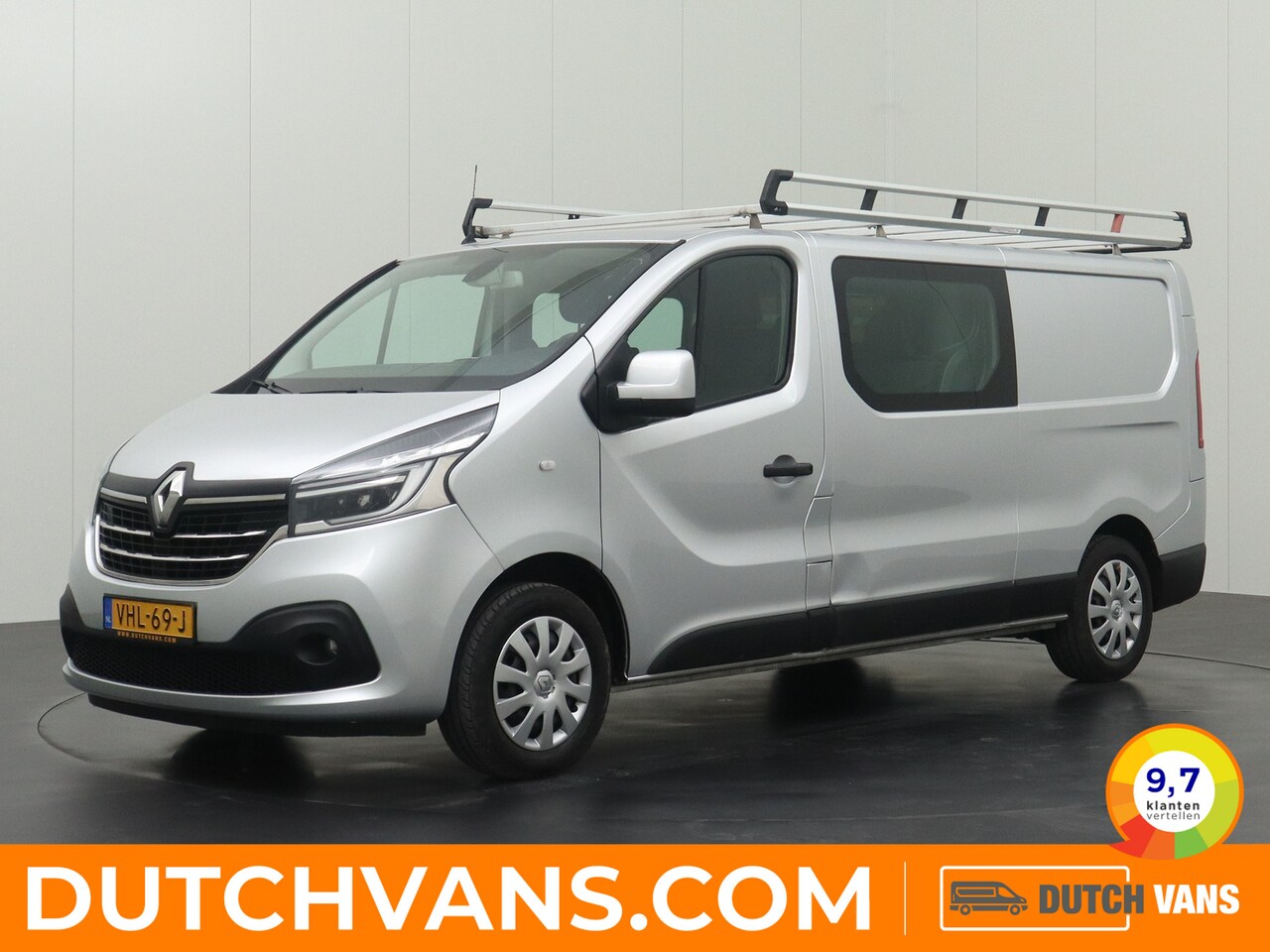 Renault Trafic - 2.0DCi 120PK Lang Dubbele Cabine Work Edition | Navigatie | Imperiaal | Trekhaak | Cruise - AutoWereld.nl