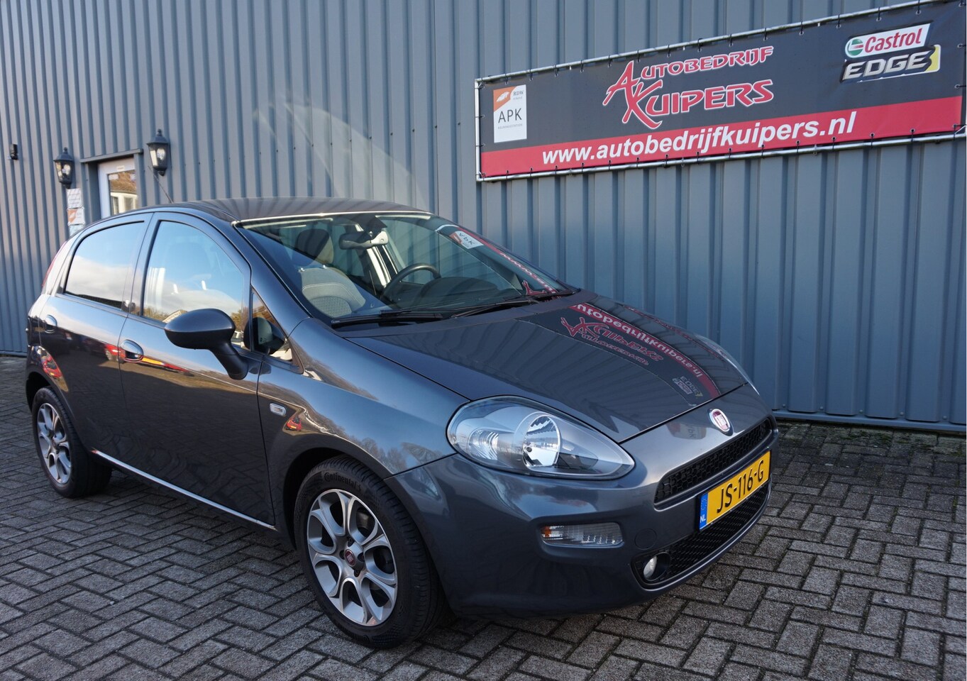 Fiat Punto Evo - 0.9 TwinAir Lounge Clima.Cruise.Lm.velgen.Pdc - AutoWereld.nl