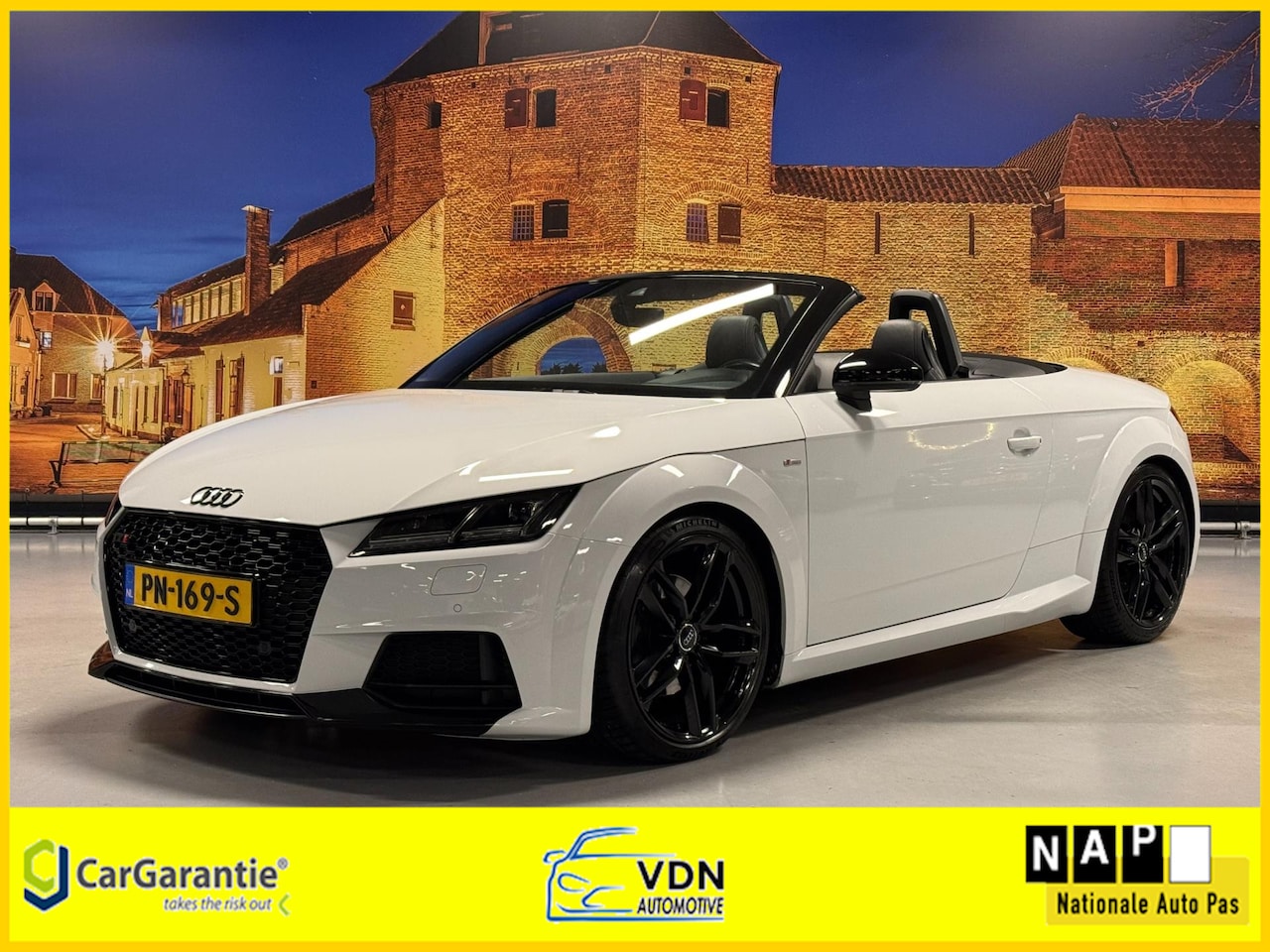 Audi TT Roadster - 2.0 TFSI S-Line Automaat Leer Navi H/K Audio - AutoWereld.nl