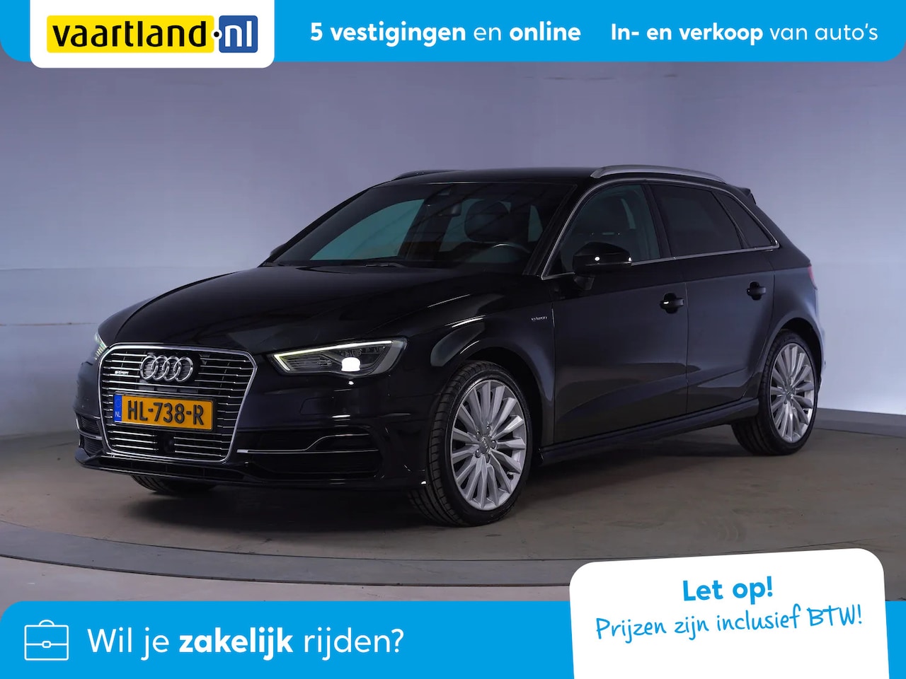 Audi A3 Sportback - 1.4 TFSI E-Tron S-Line [ adapt.cruise B&O led ] - AutoWereld.nl