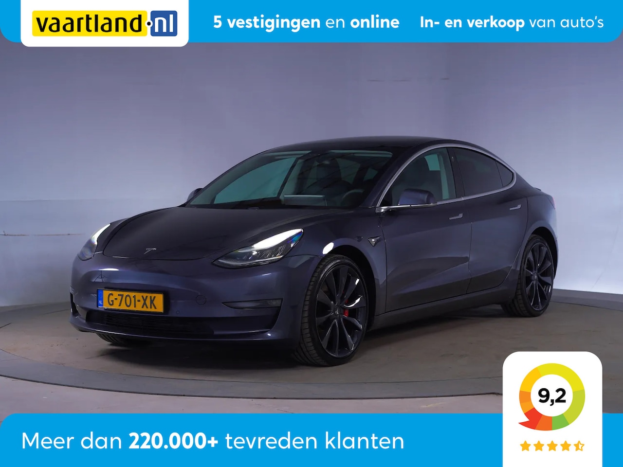 Tesla Model 3 - Performance AWD 75kWh [ Leder Panoramadak ] - AutoWereld.nl