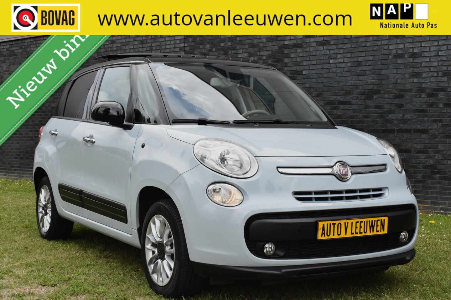 Fiat 500 L - 0.9 TwinAir Lounge PANORAMADAK/PDC/CRUISE C./ETC.! - AutoWereld.nl