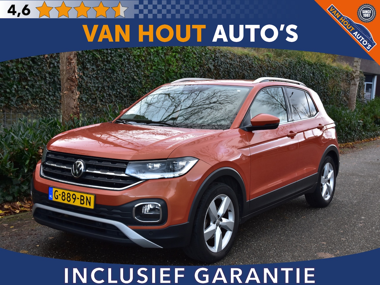 Volkswagen T-Cross - 1.0 TSI Style AUTOMAAT | TREKHAAK - AutoWereld.nl