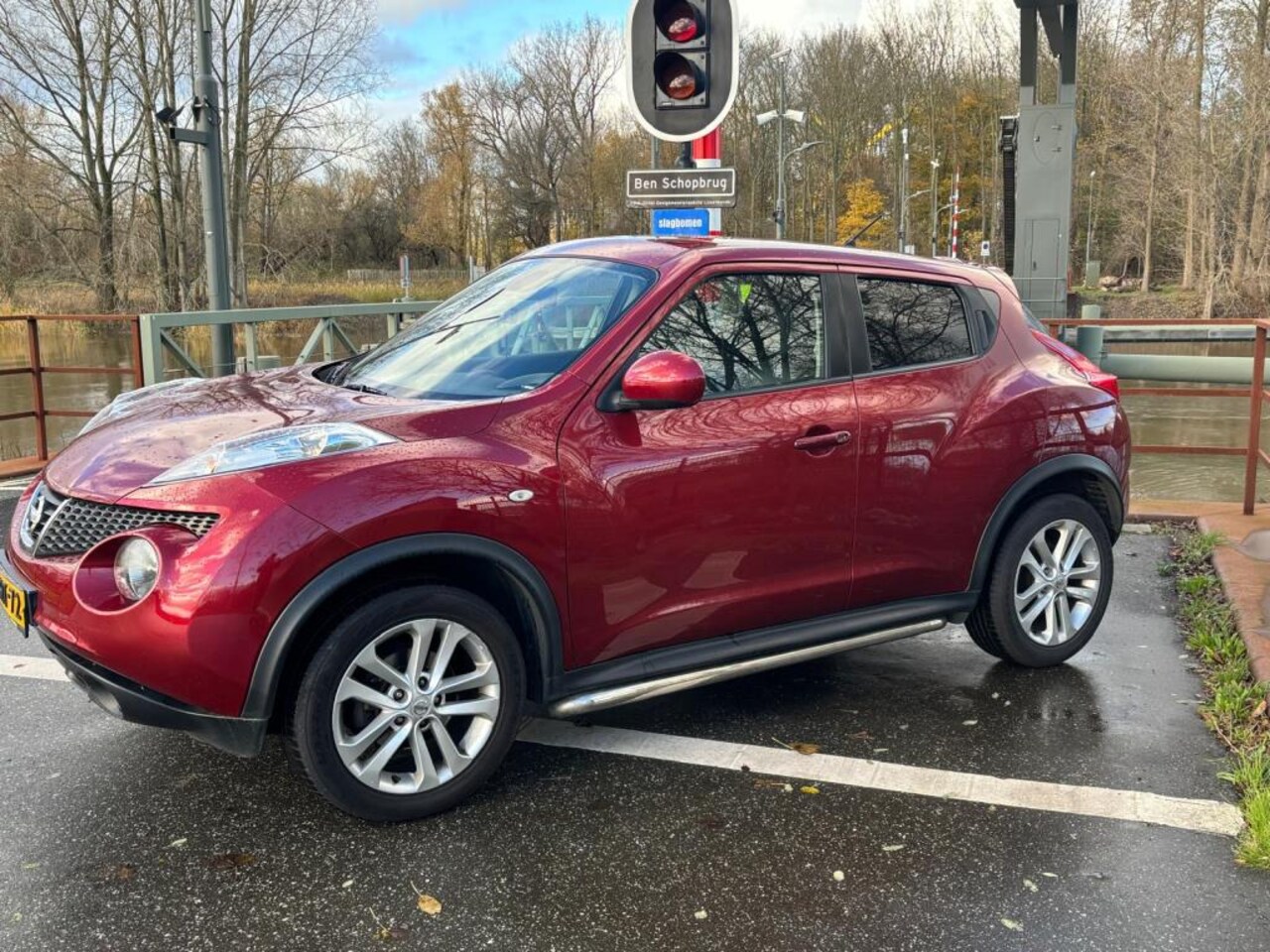 Nissan Juke - 1.6 Tekna 49DKM/NAP/AUTOMAAT/LEER/NAVI - AutoWereld.nl