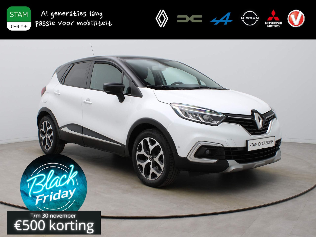 Renault Captur - TCe 120pk Intens EDC/AUTOMAAT Camera | Climate | Dodehoeksens. | Navi | Parksens. - AutoWereld.nl