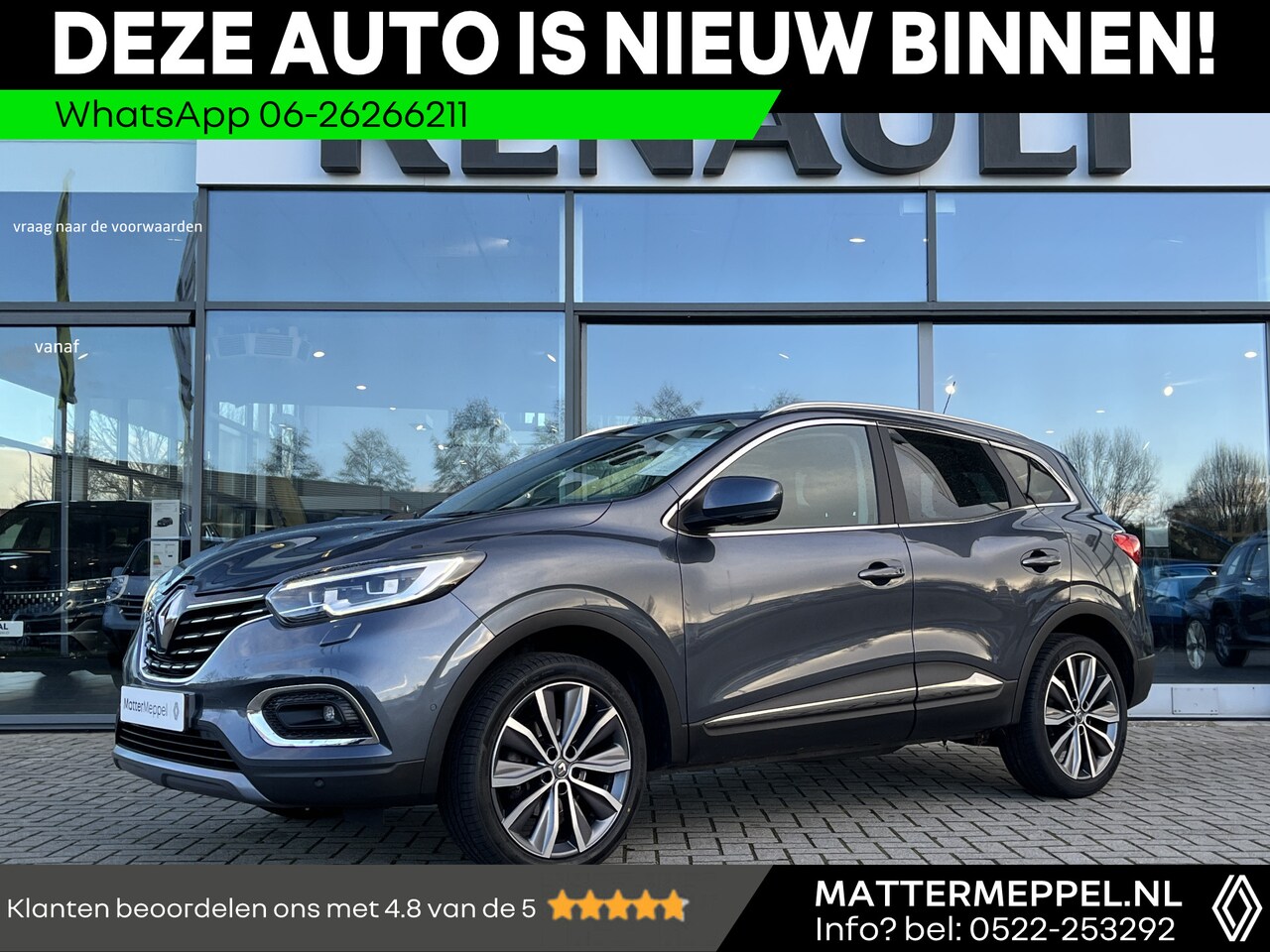 Renault Kadjar - 1.3 TCe 160 Intens | Automaat | Panodak | Camera | Trekhaak | Pack Winter | Apple CarPlay - AutoWereld.nl