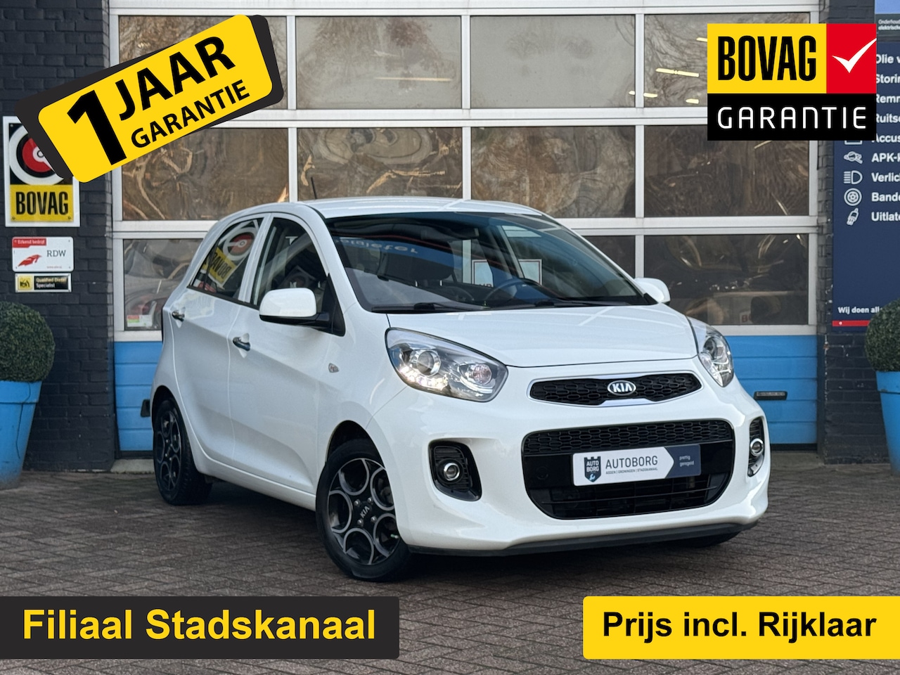 Kia Picanto - 1.2 CVVT DynamicLine | Bluetooth | Climate Control | Cruise Control | Rijklaar + 12 Maand - AutoWereld.nl