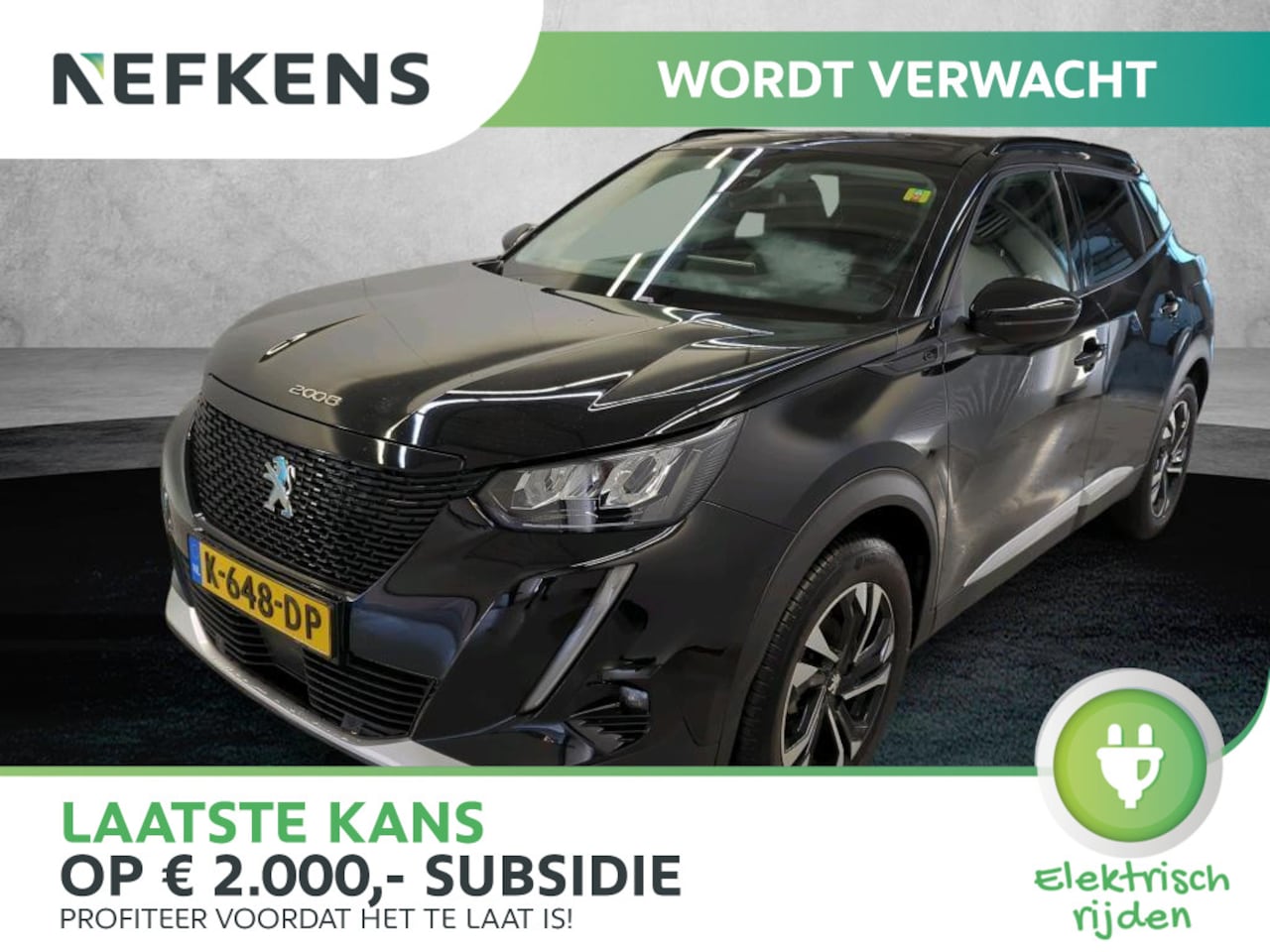 Peugeot e-2008 - Allure 50kWh (1ste eig./Glazen dak/prijs ex.2.000 SUBSIDIE!!/Fase 3/Camera/LED/NAV./17"LMV - AutoWereld.nl