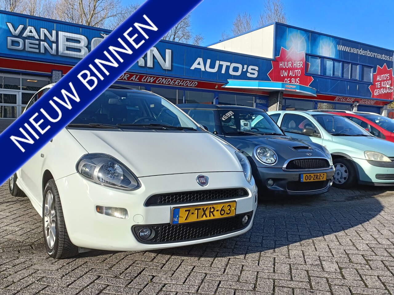 Fiat Punto Evo - 0.9 TwinAir Lounge Pano dak Airco Cruise LMV 3 mnd Garantie - AutoWereld.nl