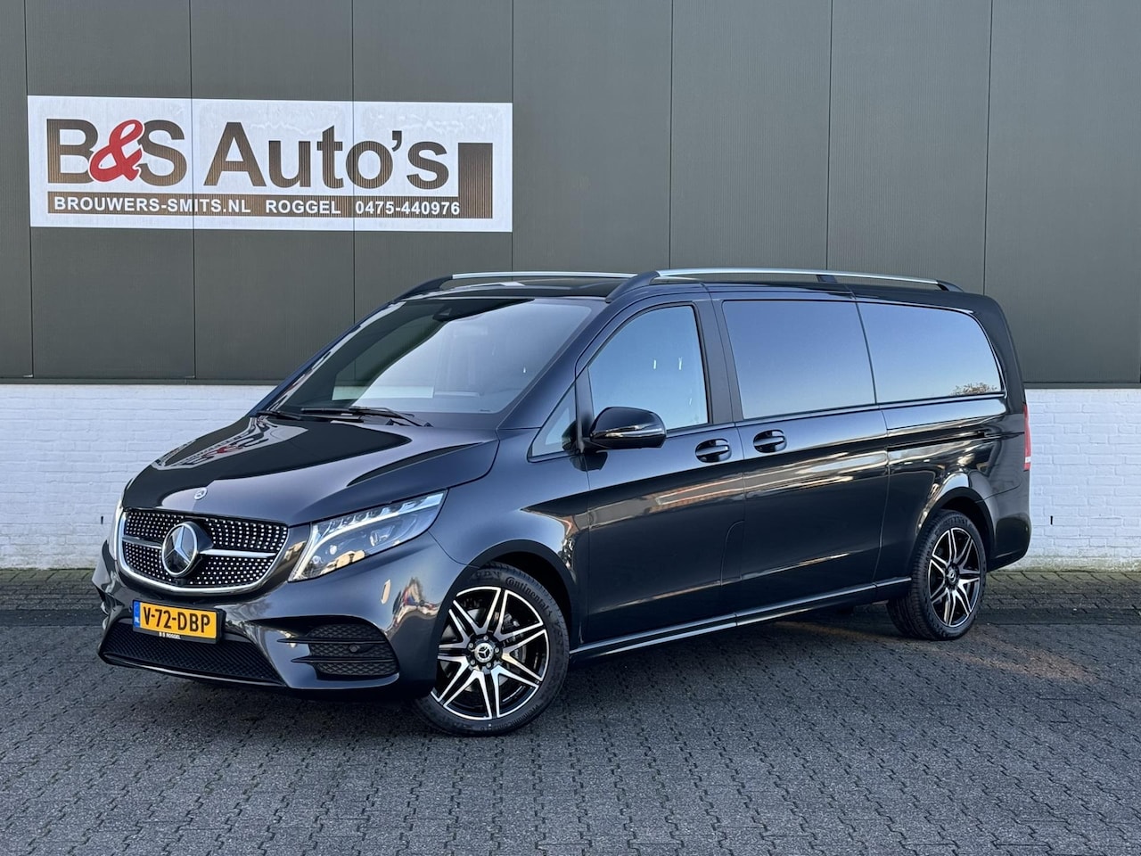 Mercedes-Benz V-klasse - 300d Extra Lang Avantgarde Memorie verwarmd gekoeld Adaptieve cruise 360 Camera Nieuwstaat - AutoWereld.nl