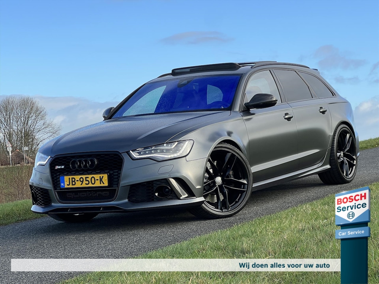 Audi RS6 - 4.0 TFSI V8T 560PK Quattro / Pano / Milltek / Schaalstoelen / Head-up / Softclose / Carbon - AutoWereld.nl