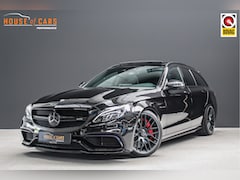 Mercedes-Benz C-klasse Estate - AMG C63S 510pk |schaalstoelen|panoramadak|Burmester|HUD|360 camera|memory|rijstrook|blinds