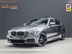 BMW 1-serie - M140i 340pk High Executive H6 |handgeschakeld|schuifdak|cognac leder|Harman Kardon|adaptiv