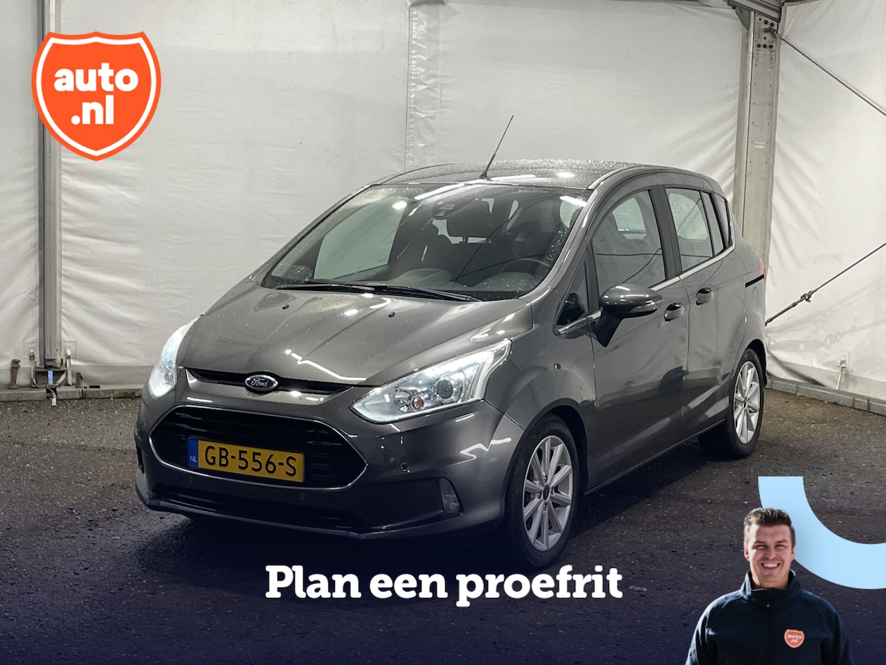 Ford B-Max - 1.0 EcoBoost Titanium | Navigatie | Camera | Cruise Control | Bluetooth | 16"LM Velgen | - AutoWereld.nl