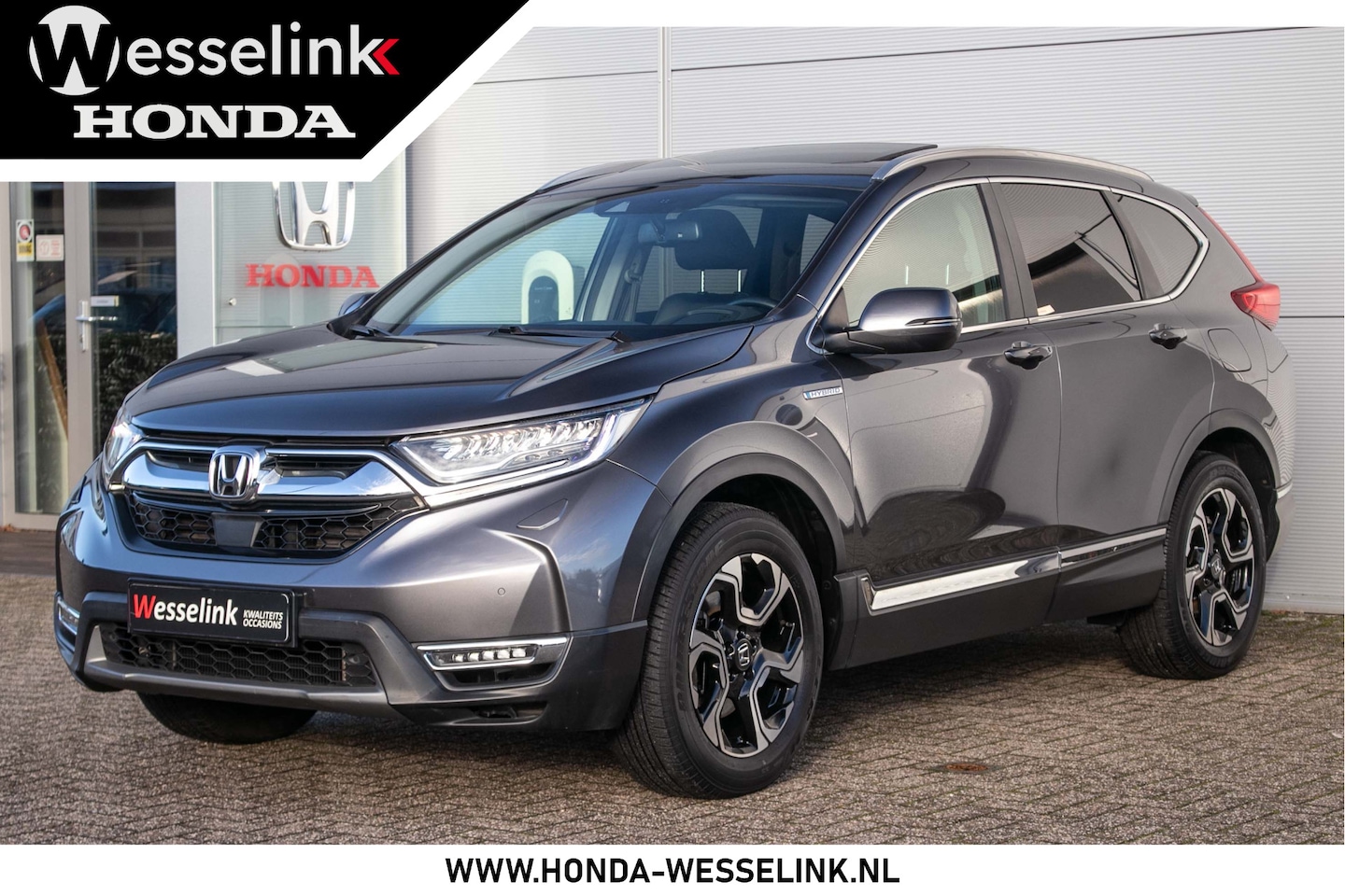 Honda CR-V - 2.0 Hybrid AWD Executive All-in rijklaarprijs | Dealerond. | Trekhaak | Schuif/-kanteldak - AutoWereld.nl