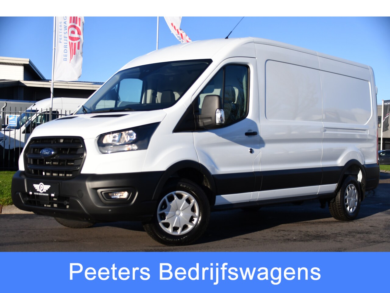 Ford Transit - 350 2.0 TDCI L2H3 RWD 3500KG Trekhaak, Camera, Cruise, Sensoren, Automaat, 170PK, Stoelver - AutoWereld.nl