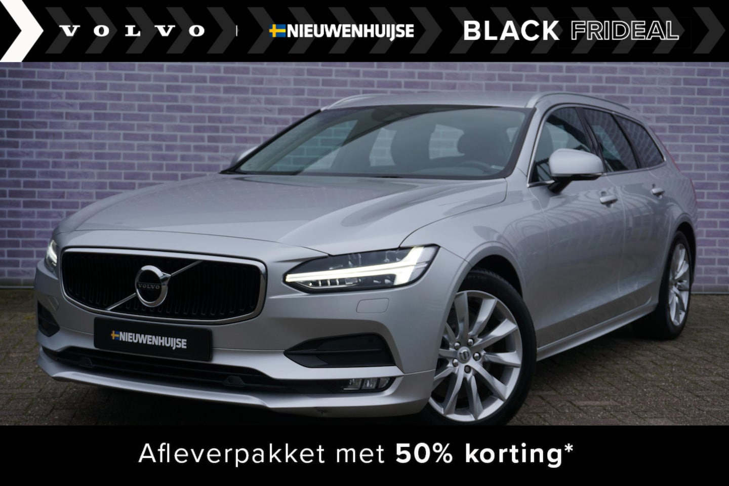 Volvo V90 - 2.0 T5 Momentum | Keyless | Standkachel | Stuur + Stoelverwarming | Adaptieve Cruise contr - AutoWereld.nl