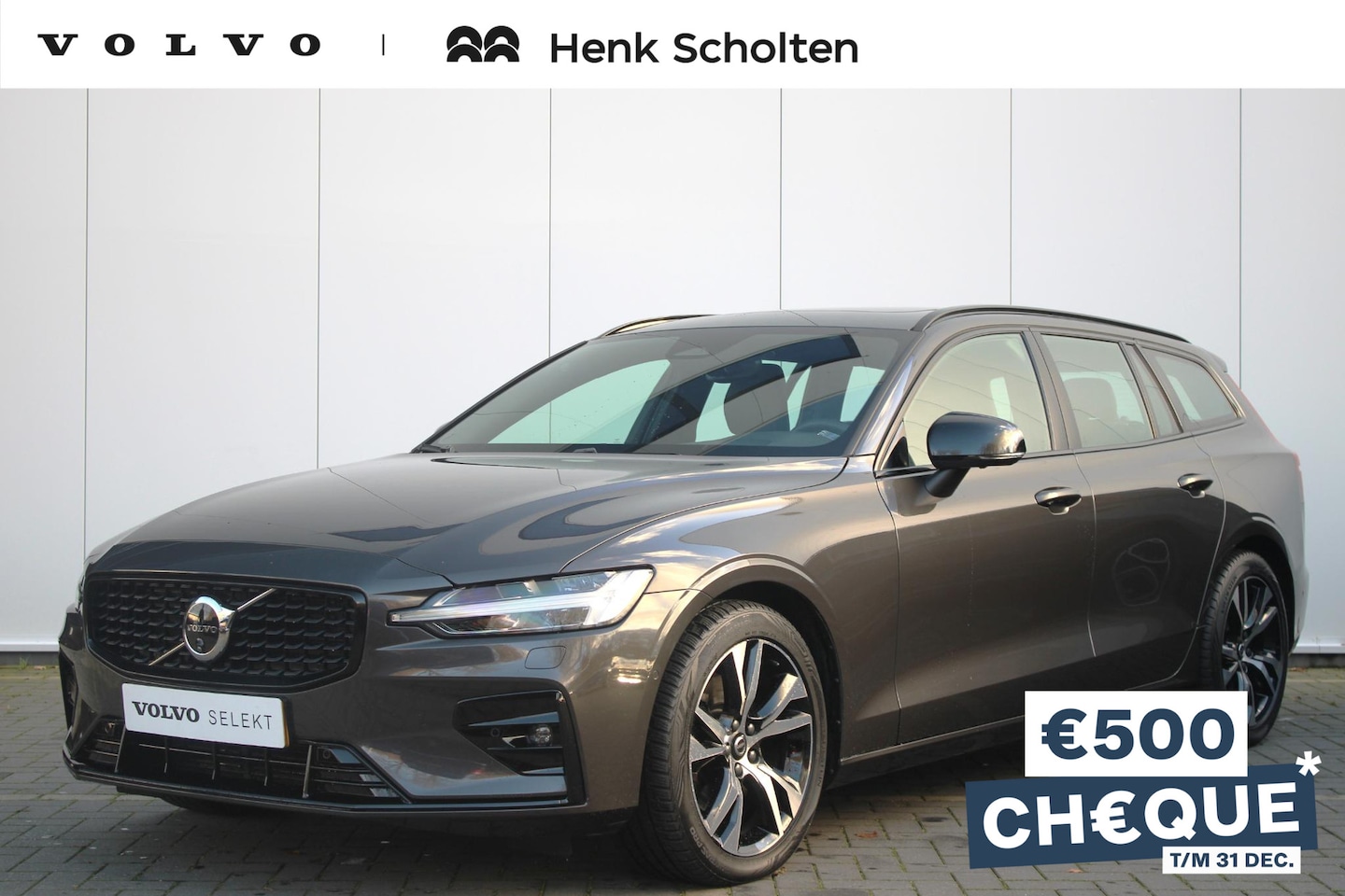 Volvo V60 - B3 163PK AUT7 Plus Dark Audio By Harman Kardon, 360 Graden Camera, Panorama Dak, Verwarmde - AutoWereld.nl