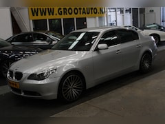 BMW 5-serie - 525i Executive 192pk Automaat Youngtimer, Leer, Airco, Navi, Trekhaak