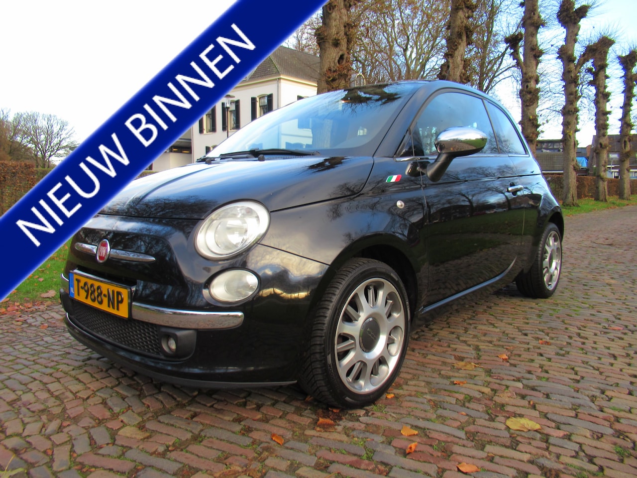 Fiat 500 - 1.4-16V Sport 101 PK !! Ecc Leer Panoramadak Pdc 6 Bak***Nieuwe Distributieriem*** - AutoWereld.nl