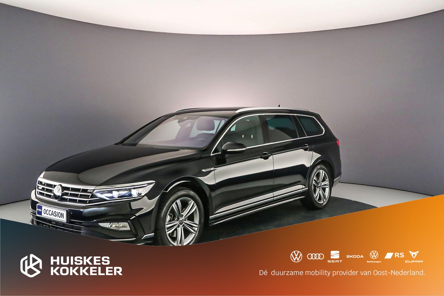 Volkswagen Passat Variant - R-Line Business + 1.5 TSI 150pk DSG Automaat Trekhaak, Elektrische achterklep, Adaptive cr - AutoWereld.nl