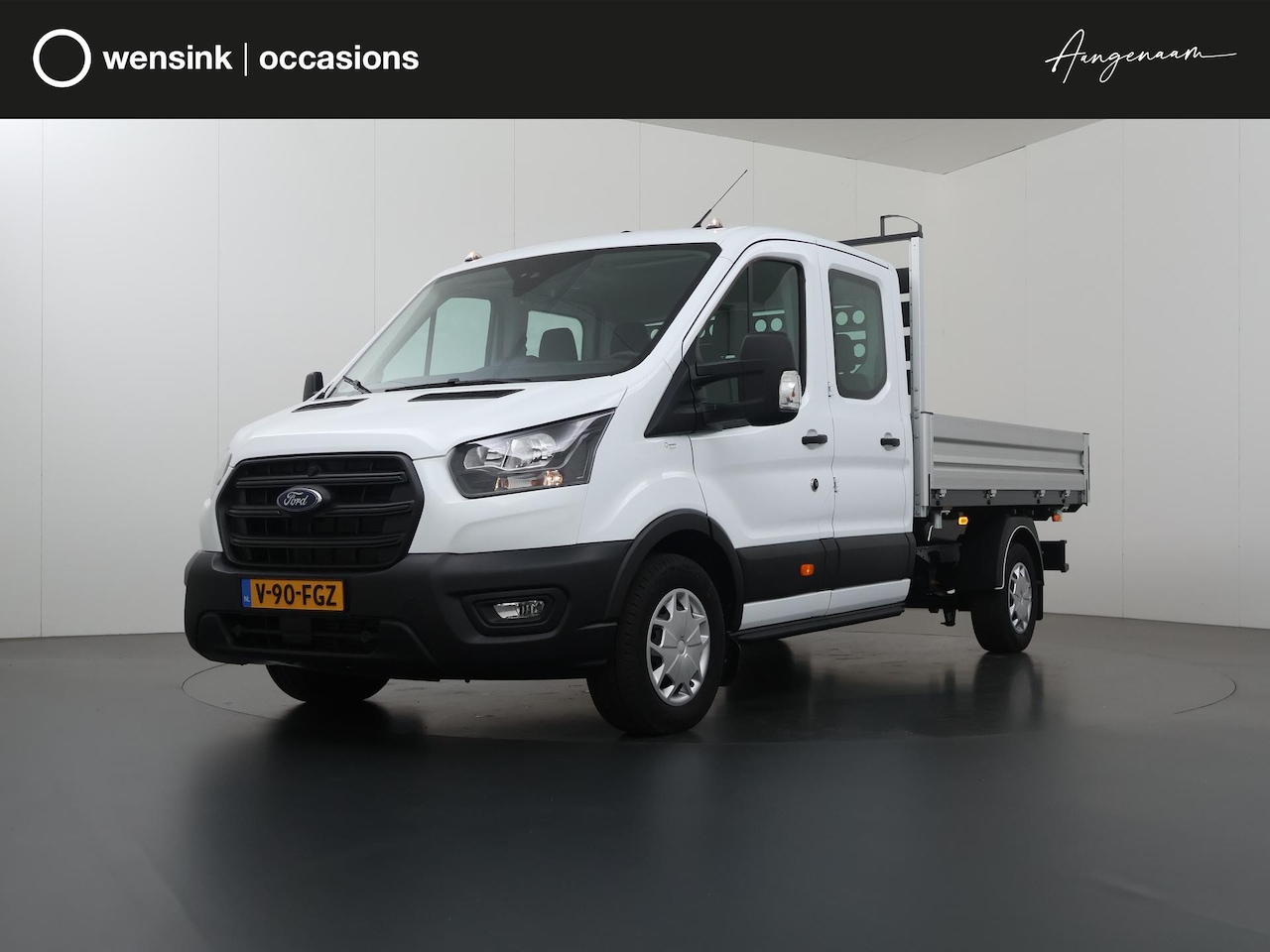 Ford Transit - 350 2.0 TDCI 130 PK | L3 H1 | DC | 3 - Zijdige Kipper | Airco | Cruise Control | Bluetooth - AutoWereld.nl