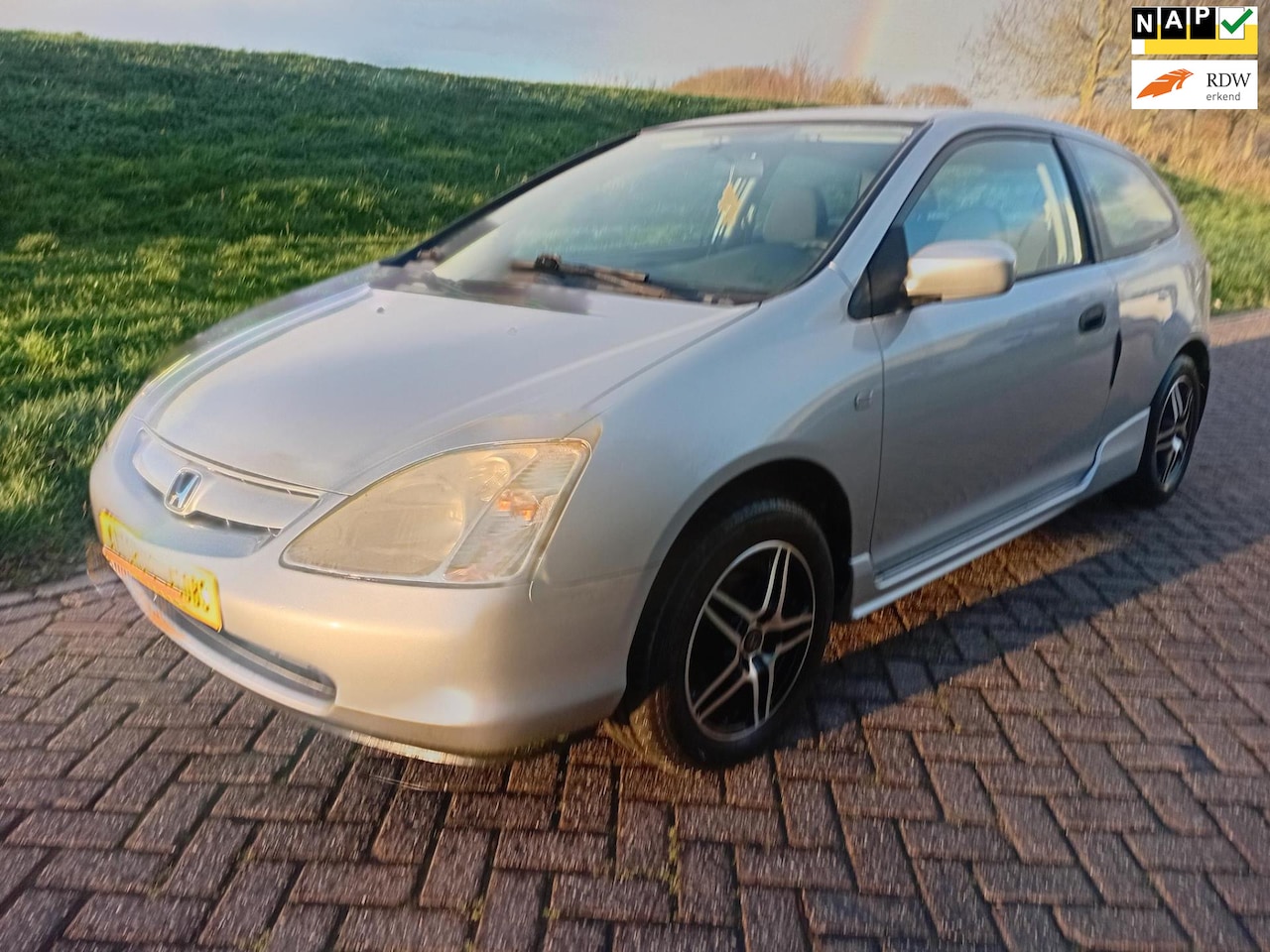 Honda Civic - 3-DR Airco 5-prs El. ramen en spiegels LM Velgen Rijdt goed Nwe Apk - AutoWereld.nl