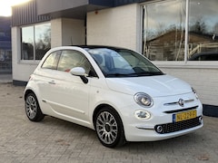 Fiat 500 - 0.9 TwinAir Turbo Lounge Panoramadak Navi DAB Half Leder 16" lichtmetalen velgen