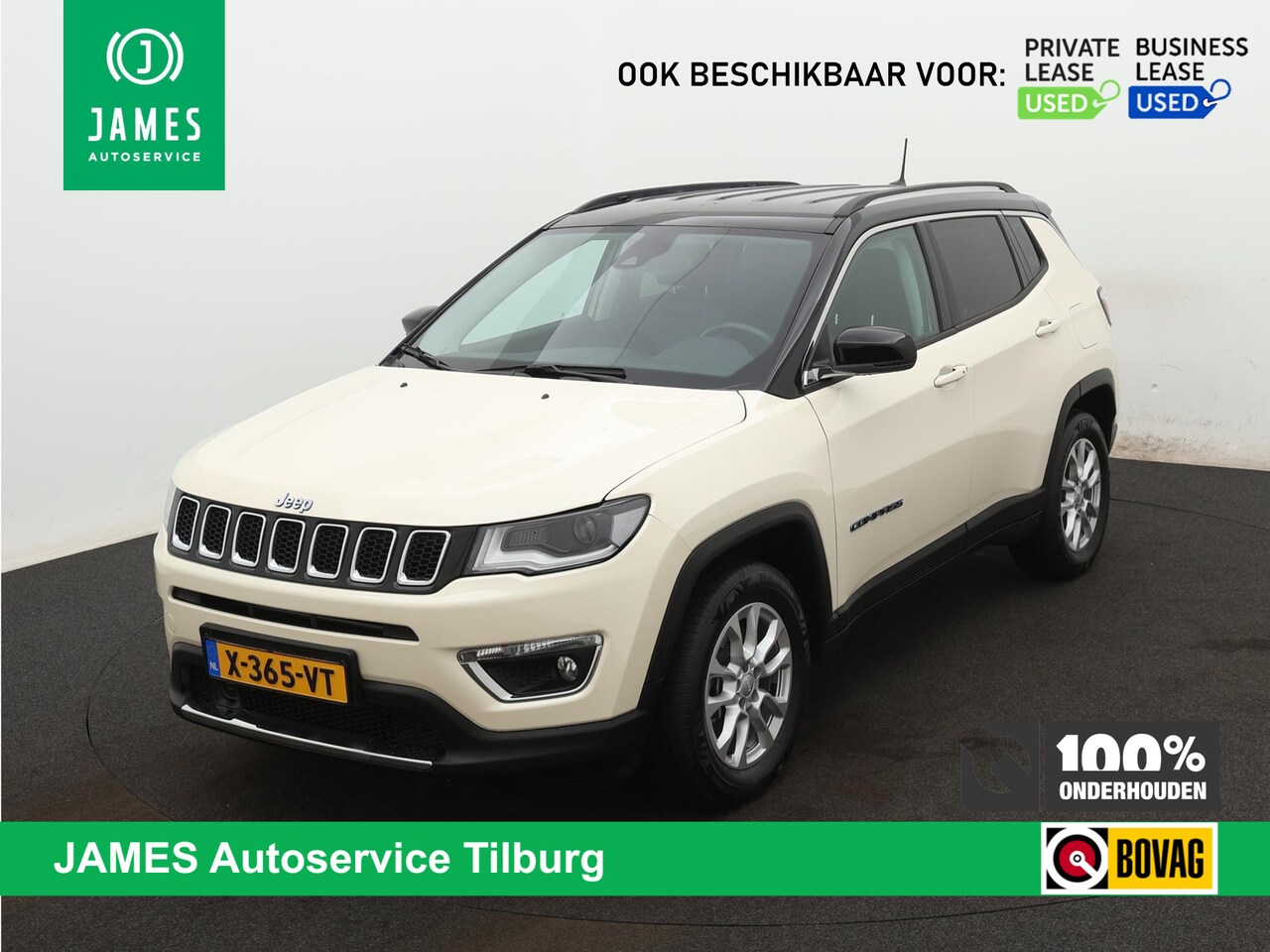 Jeep Compass - 4xe 190 Plug-in Hybrid Limited 1/2 LEER LED CRUISE - AutoWereld.nl