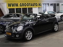 MINI Cabrio - 1.6 Cooper Chili 90.472km NAP, Leer, Volledig onderhouden, Navi