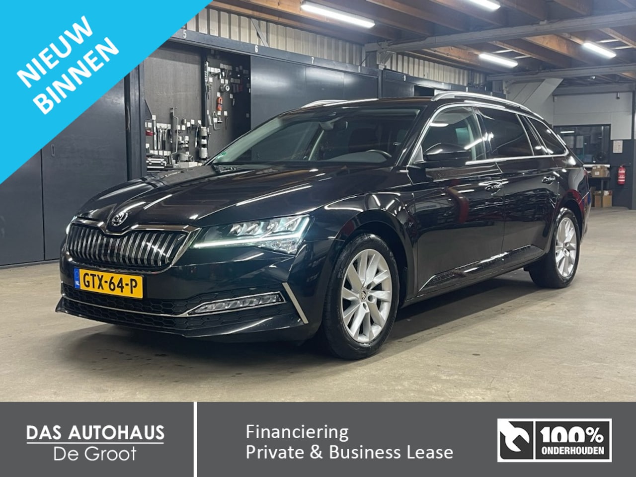 Skoda Superb Combi - 1.4 TSI iV 218pk Business Edition Plus | Elk Trekhaak - AutoWereld.nl