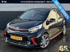 Kia Picanto - 1.2 CVVT GT-Line Sport-pakket, Lederen bekleding, Navigatie, Stoel- & Stuurwielverwarming,