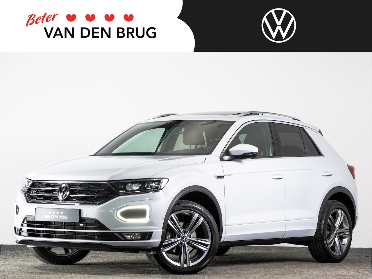 Volkswagen T-Roc - R-Line 1.5 TSI 150 PK DSG | LED | Panoramadak | Navigatie | Achteruitrijcamera | Side Assi - AutoWereld.nl