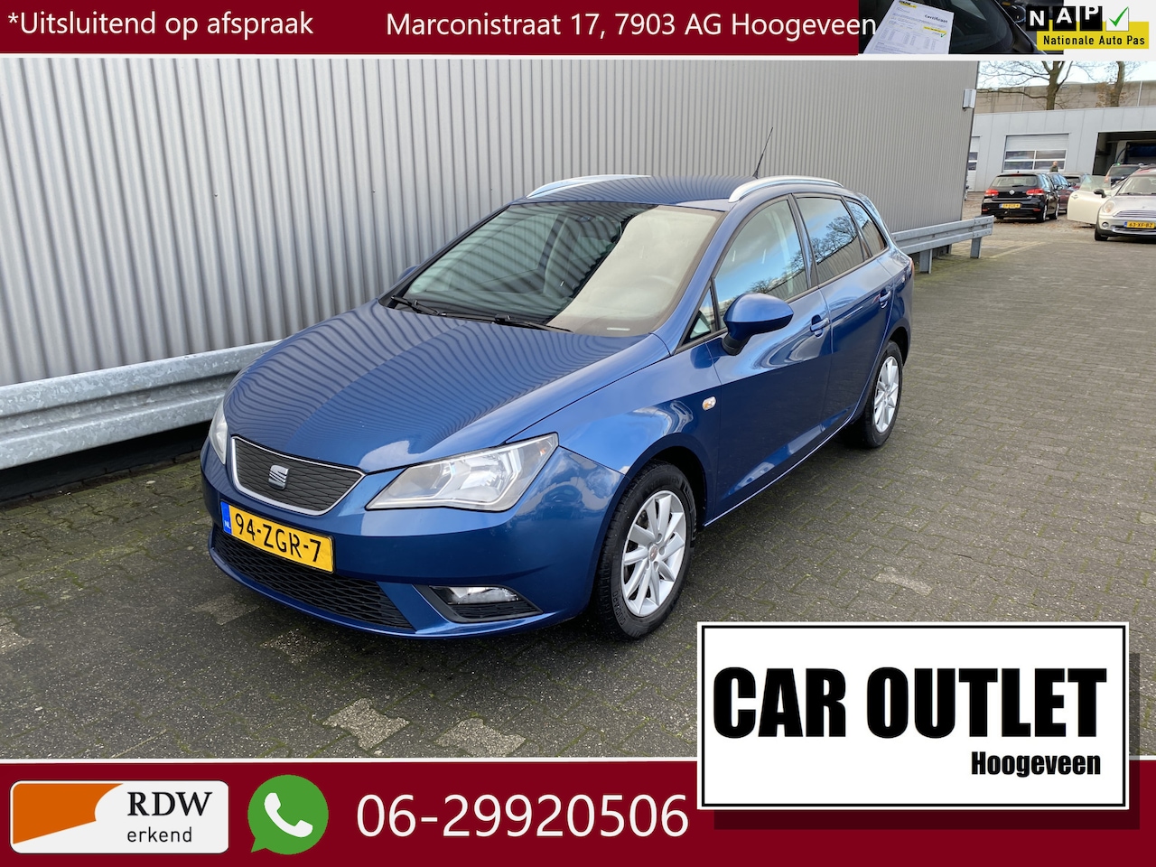 Seat Ibiza ST - 1.2 TDI Style Ecomotive 2e Eignr, Clima, CC, LM, nw. APK – Inruil Mogelijk – - AutoWereld.nl