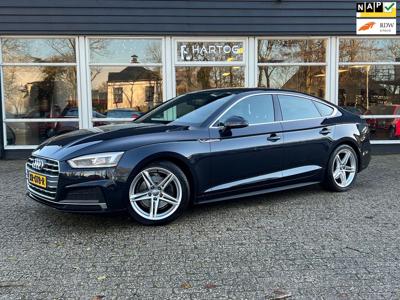 Audi A5 Sportback - 2.0 TFSI MHEV Sport S-line Edition | Autm | 1/2 Leer | Xenon | Navi | - AutoWereld.nl