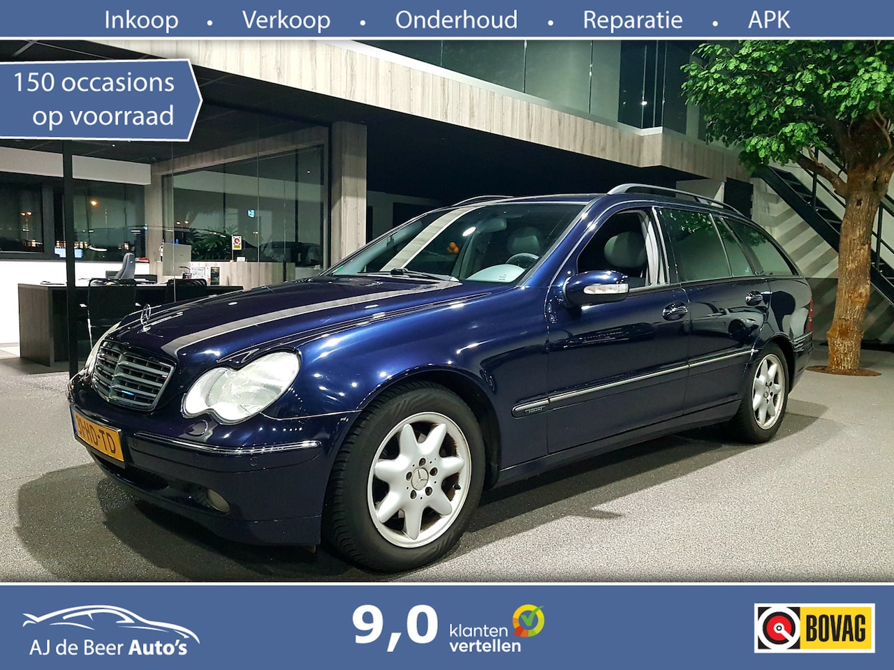 Mercedes-Benz C-klasse Combi - 320 Elegance (EXPORT) Volleder | Trekhaak | Airco Clima | Cruise - AutoWereld.nl