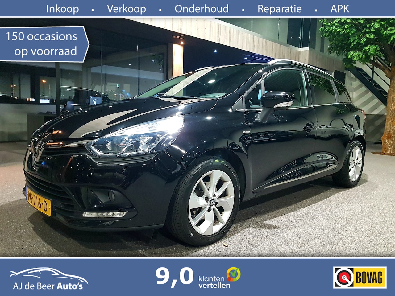 Renault Clio Estate - 0.9 TCe Limited Navigatie | LED | Airco | Cruise - AutoWereld.nl