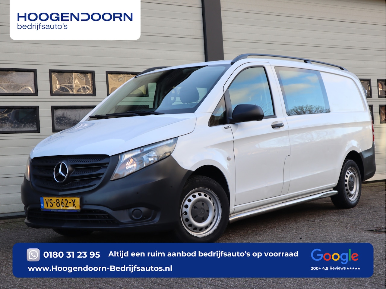 Mercedes-Benz Vito - 111 CDI Lang L2 DC 5 pers. - Clima - Trekhaak - PDC - AutoWereld.nl