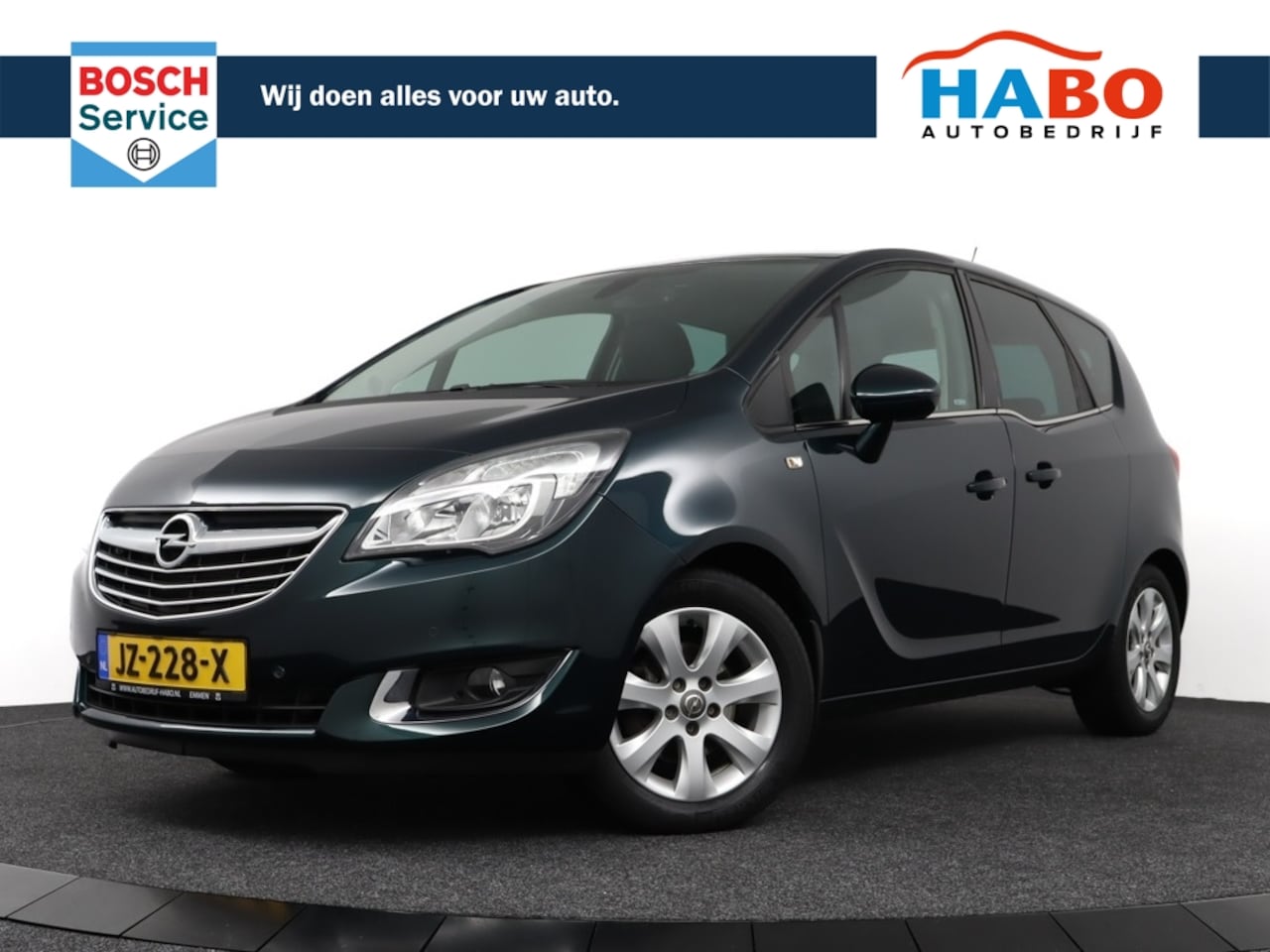 Opel Meriva - 1.4 TURBO BLITZ 120PK ECC/CRUISE/NAV/REGEN.SENS/PARK.SENS/LMV/1E.EIGENAAR! - AutoWereld.nl