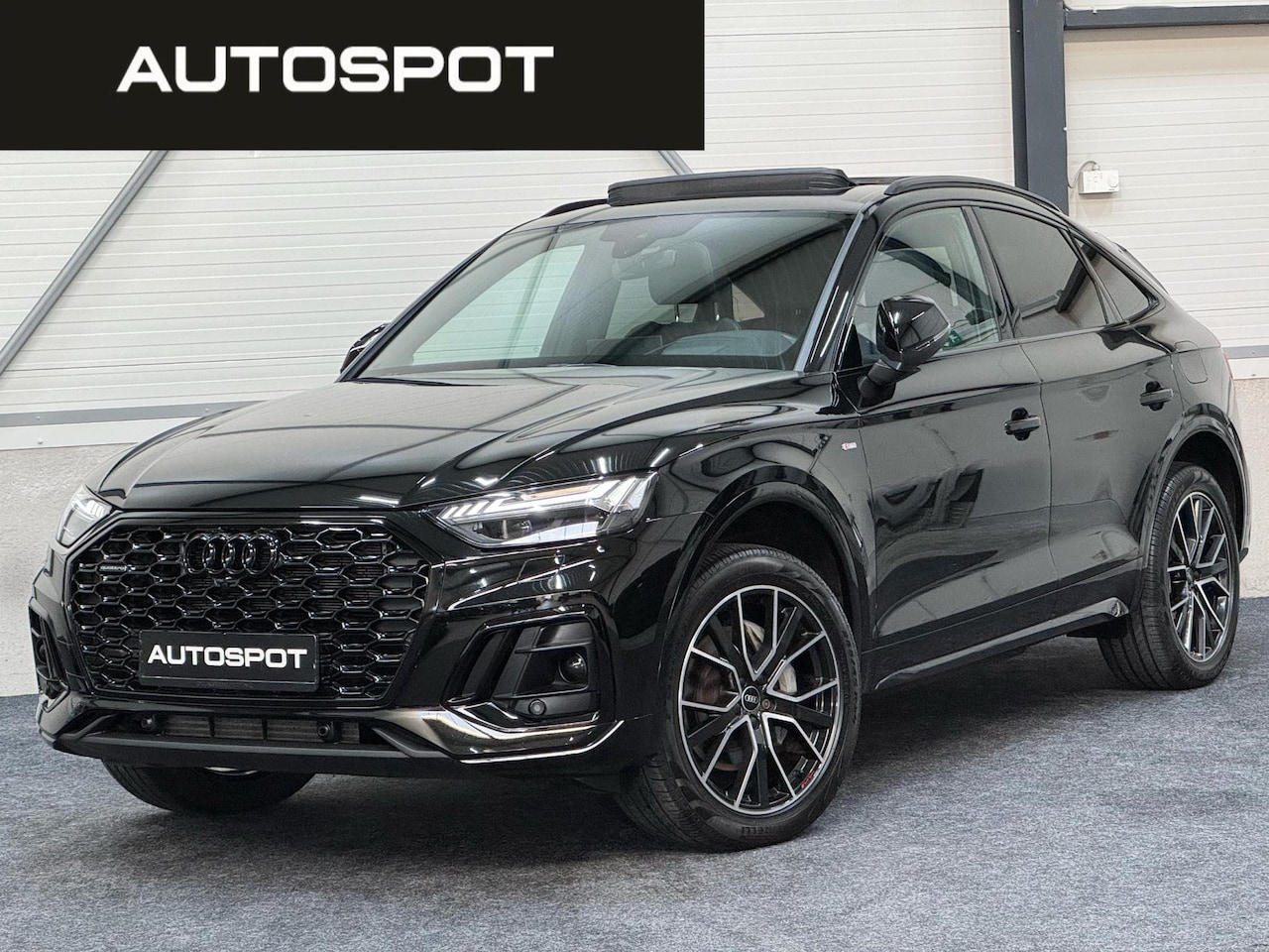 Audi Q5 Sportback - 55 TFSI e S-Line Black Ed. Pano HUD Trekhaak - AutoWereld.nl