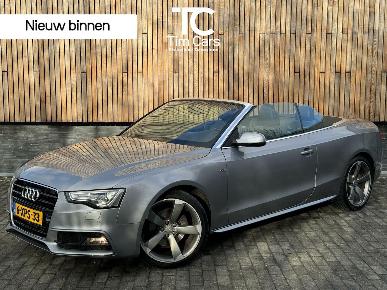 Audi A5 Cabriolet - 1.8 TFSI S-line Automaat | Leer | Stoelverwarming en nekverwarming | Xenon verlichting | 1 - AutoWereld.nl