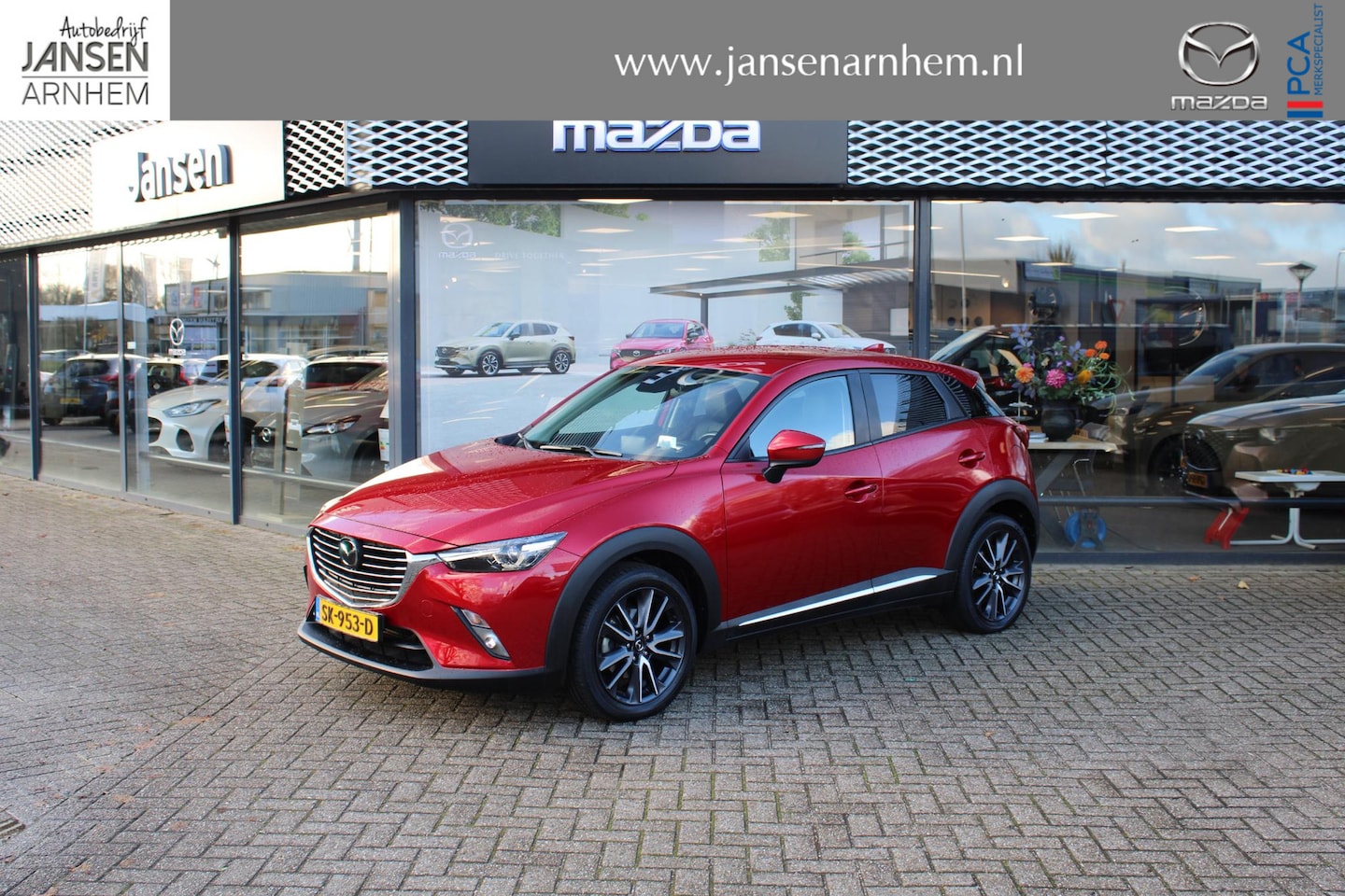 Mazda CX-3 - 2.0 SkyActiv-G 120 GT-M 2.0 SkyActiv-G 120 GT-M , Automaat, Adap. Cruise, LMV 18 Inch, HUD, Bose, Half Leder, Stoe - AutoWereld.nl