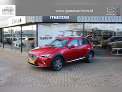 Mazda CX-3 - 2.0 SkyActiv-G 120 GT-M , Automaat, Adap. Cruise, LMV 18 Inch, HUD, Bose, Half Leder, Stoe