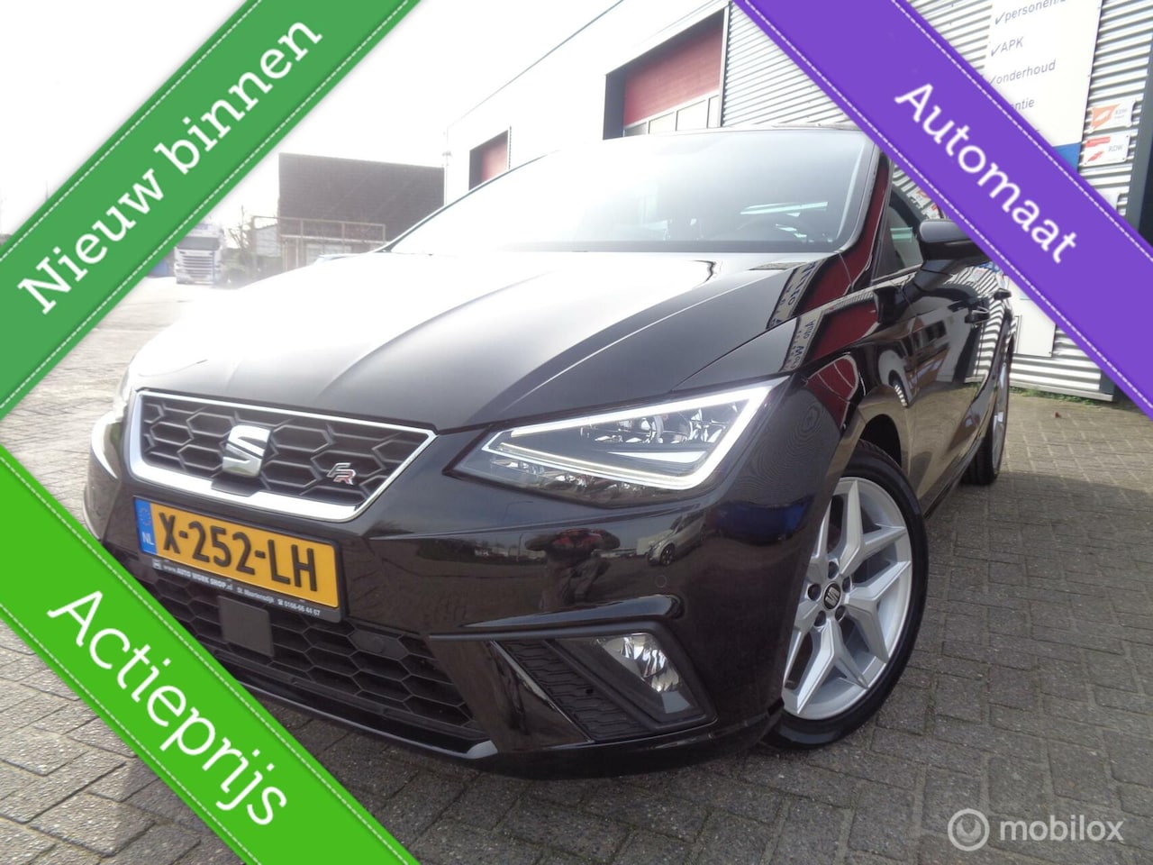 Seat Ibiza - 1.0 TSI FR Business/Airco/Ecc/Virtual cockpit/Carplay/Navi/Camera/AUTOMAAT/17'lm/1st eig - AutoWereld.nl